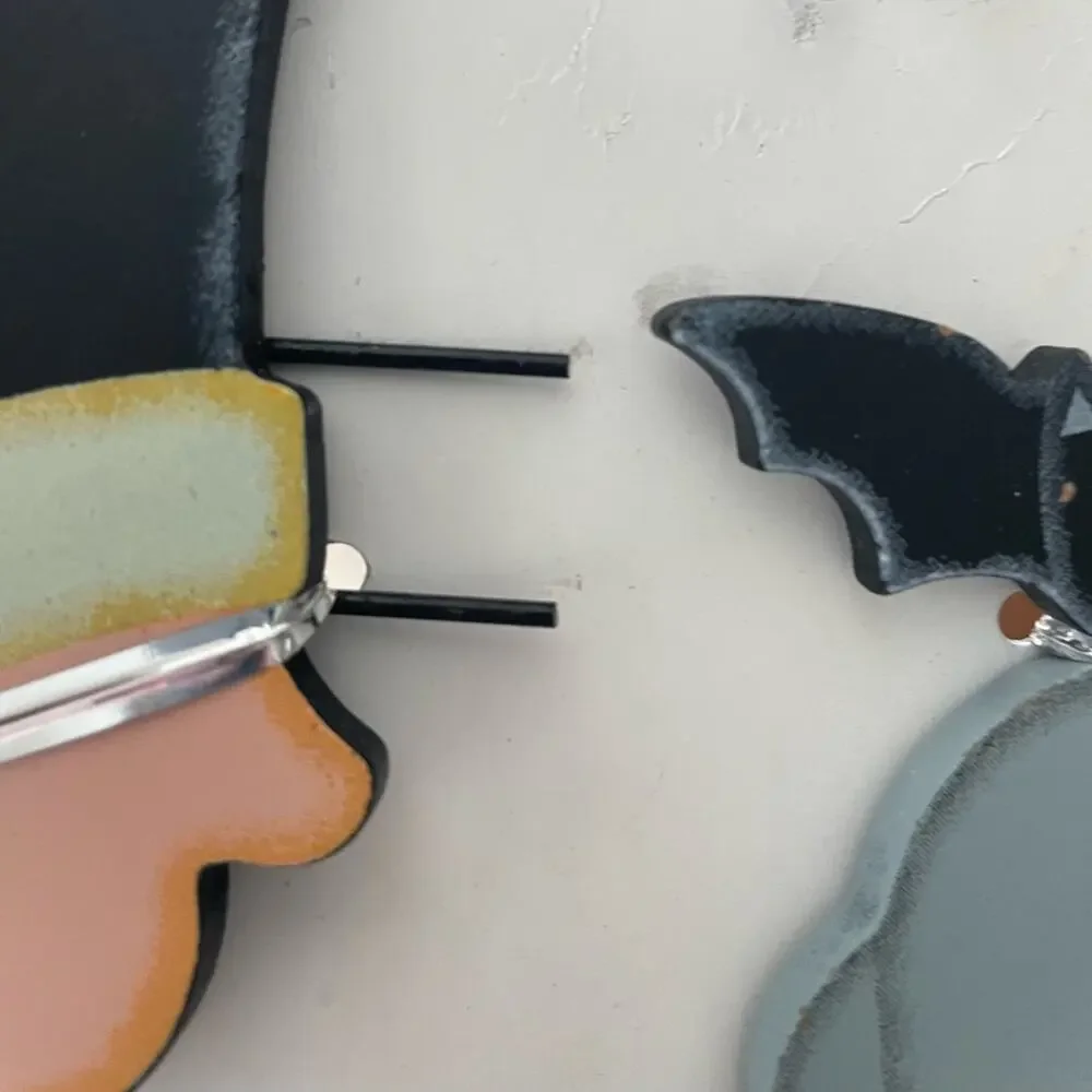 Vintage Halloween cake decorations